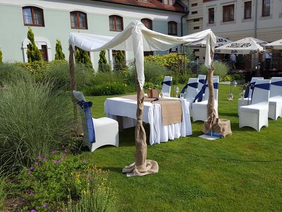 Hotel Három Gúnár  Hochzeit - Garten